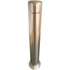 Bollard Surface Mount 140mm x 1200mm Stainless Steel 316 Grade