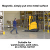 Magnetic Wall Mounted Retractable Safety Barrier - 9 Metre