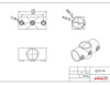 Ezyrail 119 - Two Socket Cross