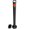 Bollard Removable 90MM Surface Mount Slider Type - Unique Lock Black