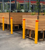 Bollard In-Ground - Galvanised Steel 165mm x 1600mm