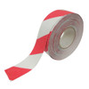 Anti-Slip Tape Red/White - 18 Metre Roll