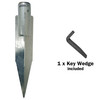 Wizard - In-Ground Sleeve 600mm - Fits Sign Post of 60mm Dia.