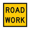 Road Work Sign - 2 Sizes - Corflute