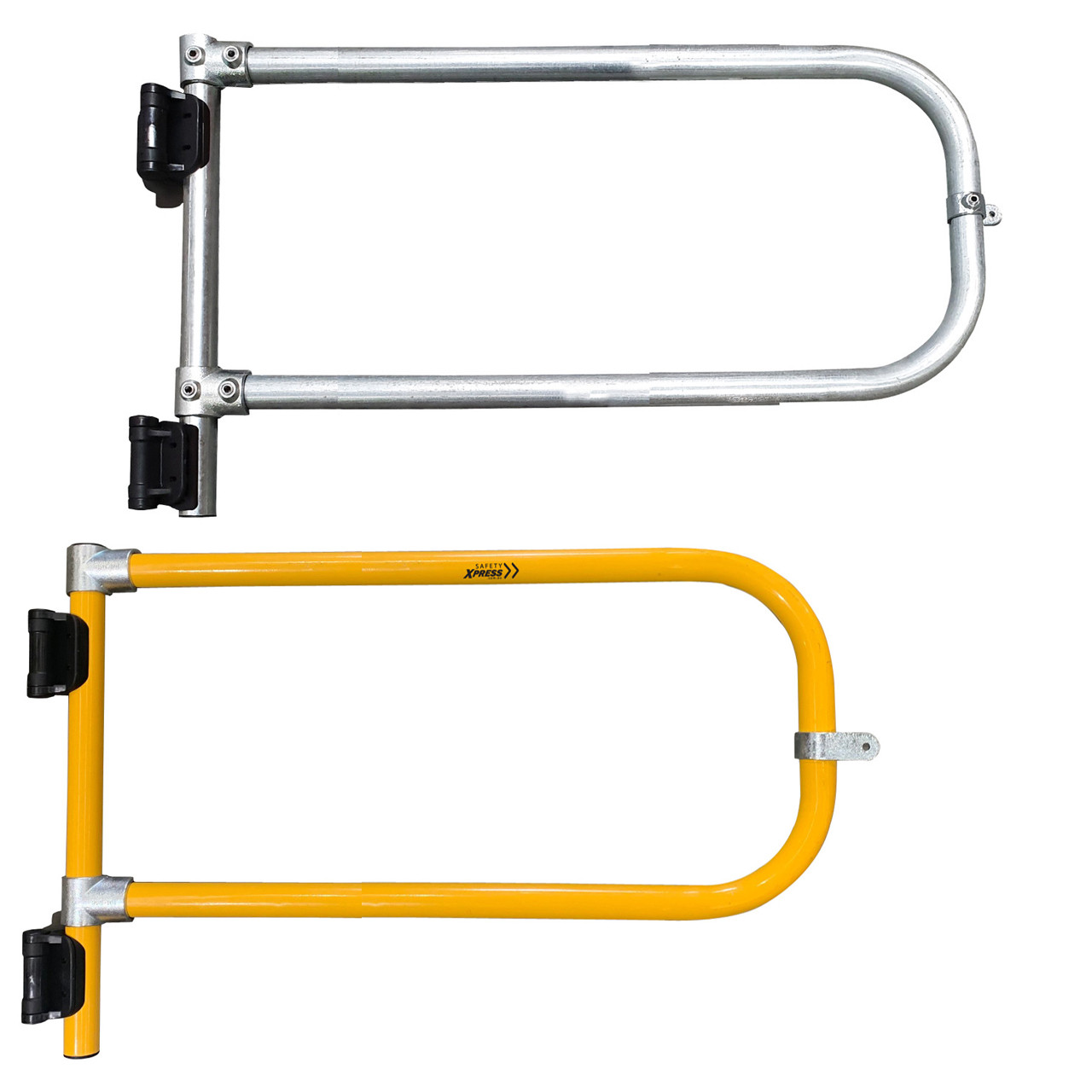 Ezyrail - Self Closing Gate 1200mm Galvanised OR Yellow - Safety Xpress