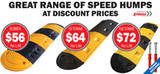 Great Range of Speed Humps Available through Safety Xpress! 