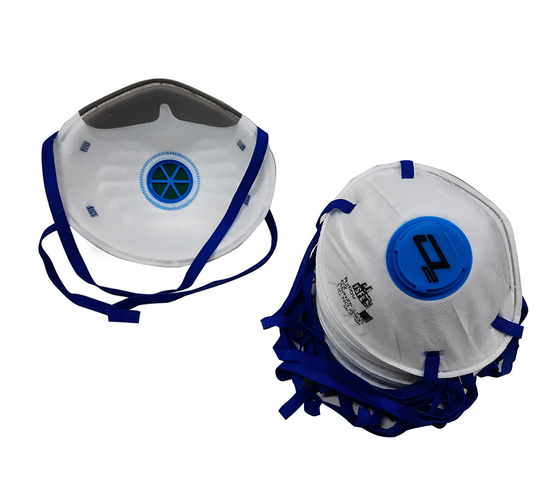 Disposable Valved Respirators P2 Rating 12 Pack Safety Xpress