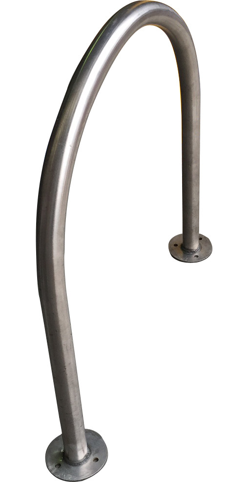 Bike Rack Stainless Steel Hoop Surface Mount Safety Xpress