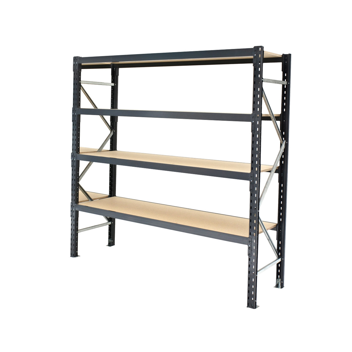 Long Span Shelving Unit - 1200mm - 1 Bay, 2 Bays, 3 Bays, 4 Bays ...