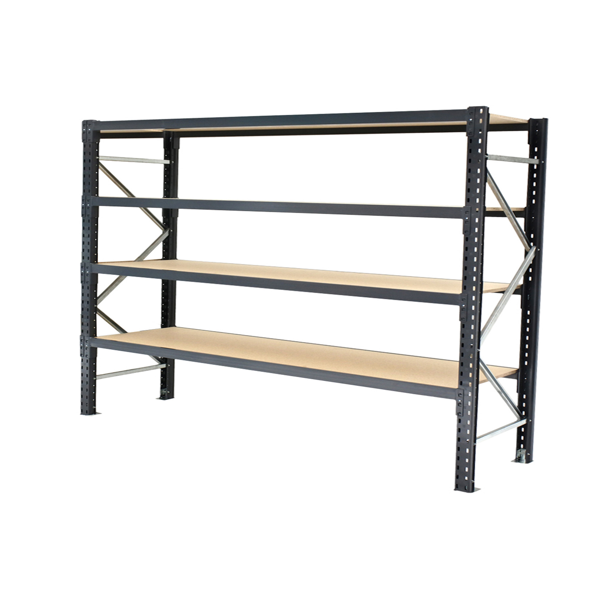 Long Span Shelving Unit 2400mm 1 Bay, 2 Bays, 3 Bays, 4 Bays