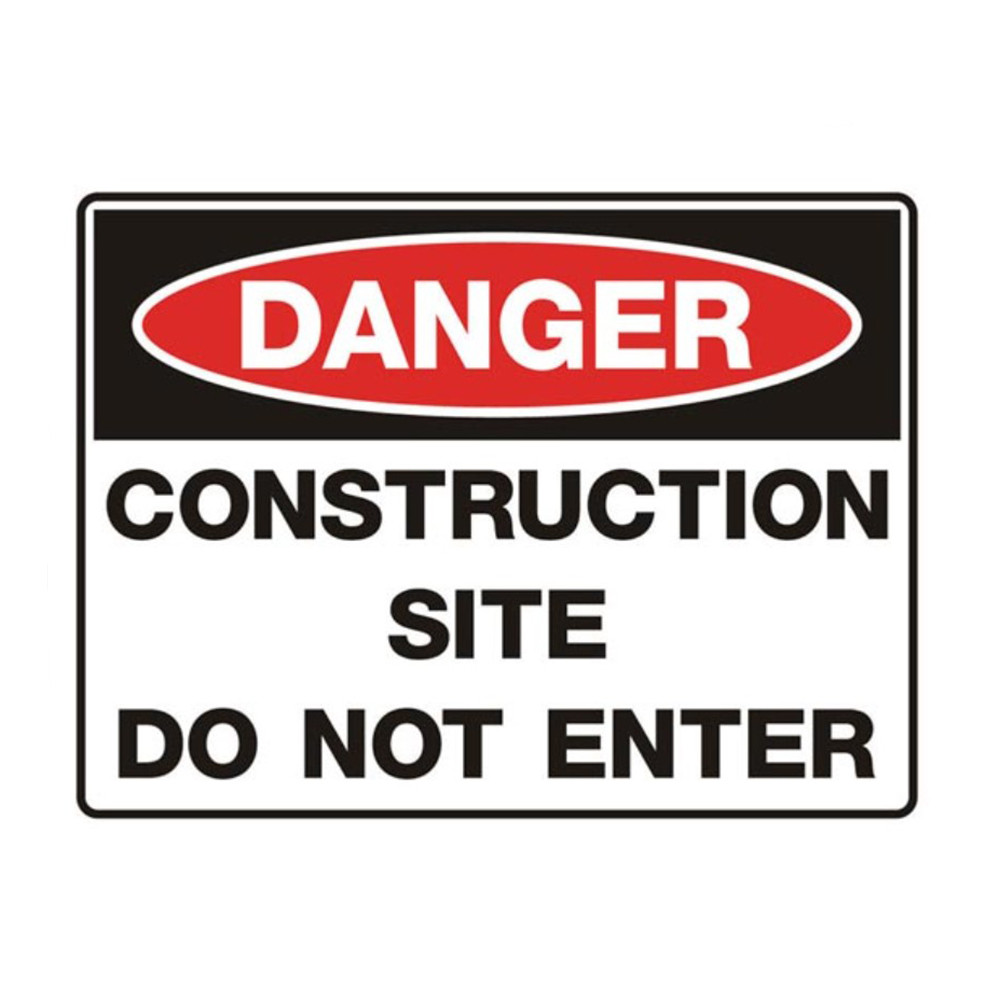 Construction Site Office Sign "Site Details" (450mm x 600mm) CORFLUTE