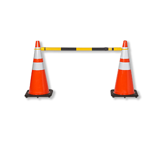 Retractable Cone Bar 1.3M 2.3M Safety Xpress