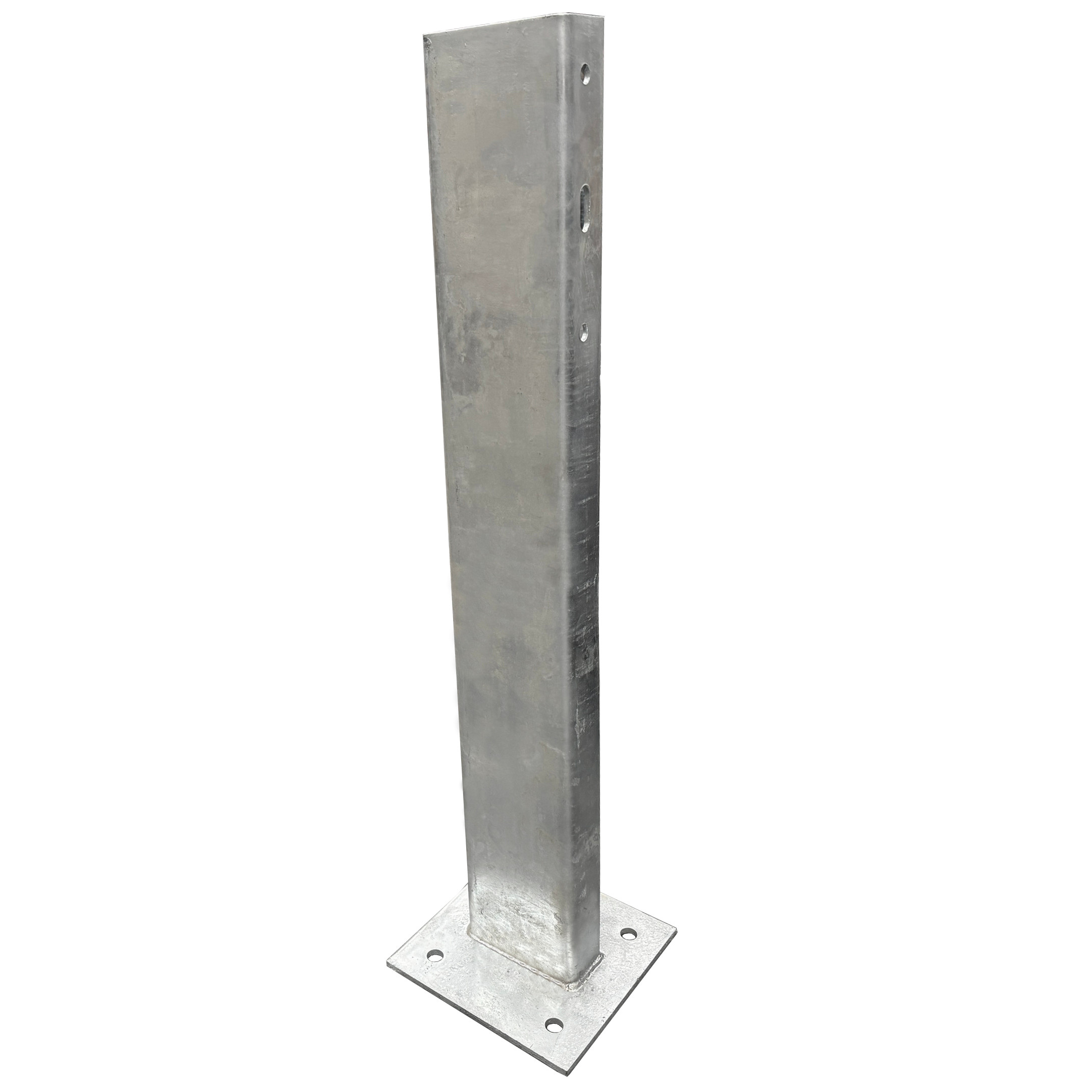 Guard Rail 1200mm Post with Baseplate - Single Holes For 1 Rail ...