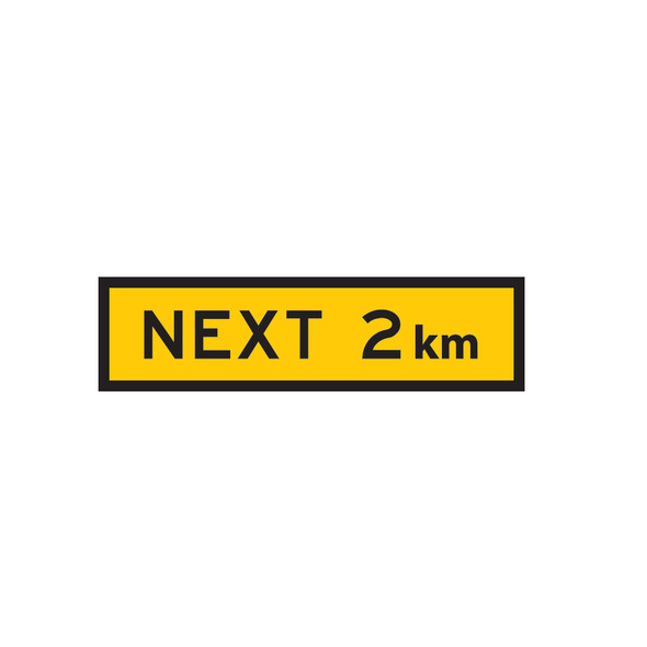 Next 2 km - (1200mm x 300mm) - Corflute