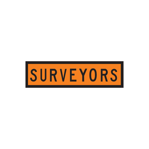 Surveyors Sign - (1200mmx300mm) - Corflute