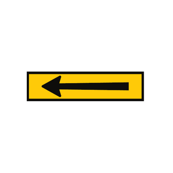 Horizontal Arrow Sign (Symbol) - (1200mmx300mm) - Corflute
