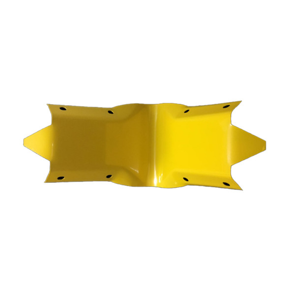 Guard Rail Internal Right Angle Bend - Powdercoated Safety Yellow