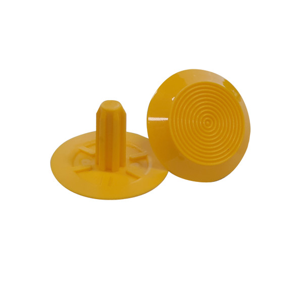 Tactile Indicator Single Studs - TGSI Polyurethane Concentric Pattern - Black OR Yellow