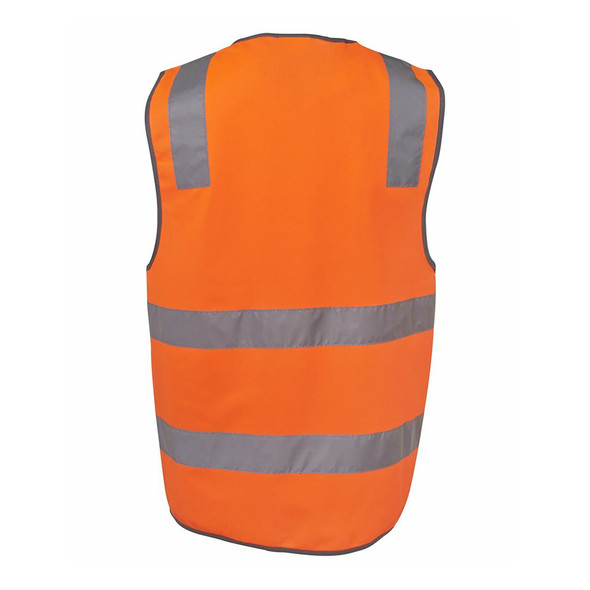Hi-Vis Orange Reflective Safety Vest - Available in S, M, L, XL, 2XL, 3XL, 4XL