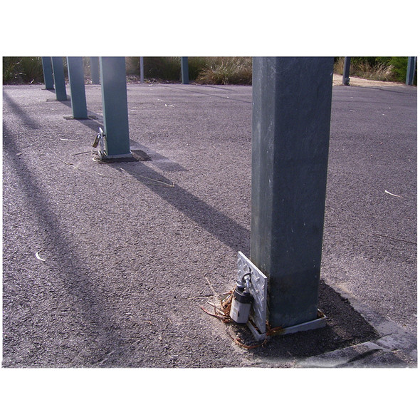 Bollard Inground sleeve - Galvanised - Suitable for 125mm REPLAS Bollards