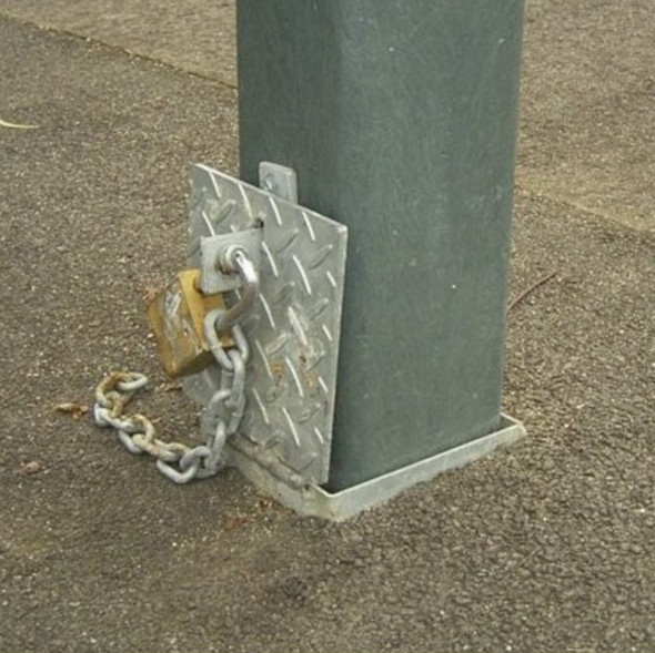 Bollard Inground sleeve - Galvanised - Suitable for 145mm REPLAS Square bollards