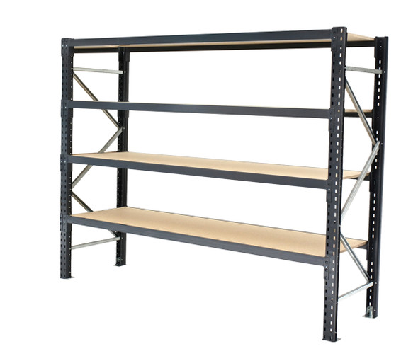 Long Span Shelving Unit - 1800mm - 1 Bay, 2 Bays, 3 Bays, 4 Bays