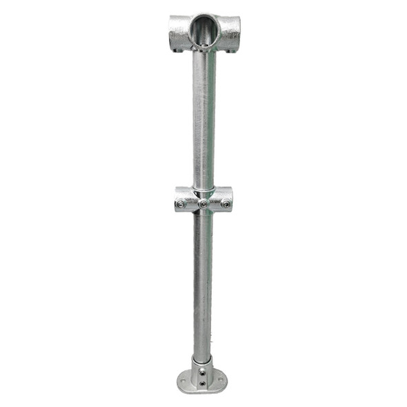 Trolley Bay Back Stanchion - Surface Mount 