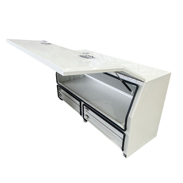 Steel Ute Tool Box with Horizontal Drawers - Small