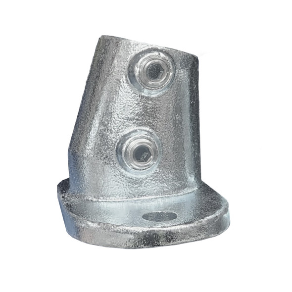 Ezyrail 252 - Slope Base Flange Variable 11° - 30° - Vertical Base Plate