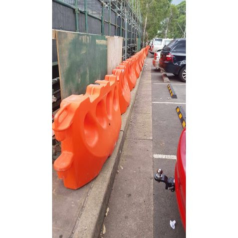 Water Filled Barrier - Orange