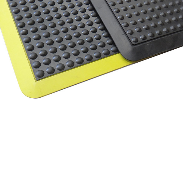 Anti Fatigue Mat - Ergo Stance 600mmx 900mm - Black OR Yellow Border