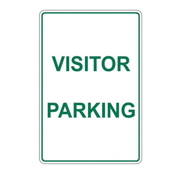 Visitor Parking -  Metal - (300mm x 450mm)