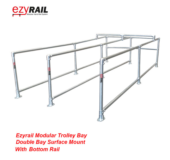 Ezyrail Modular Trolley Bay Kit - Double Bay Ezyrail Modular Trolley Bay Kit - Double Bay