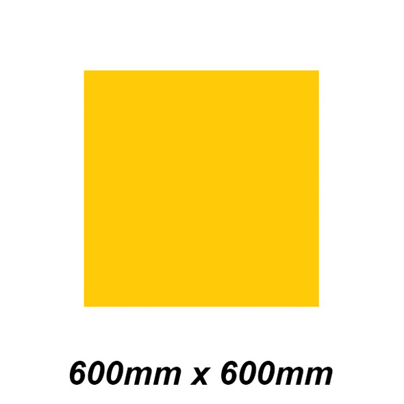 Blank Sign - Yellow - 3 Sizes - Corflute