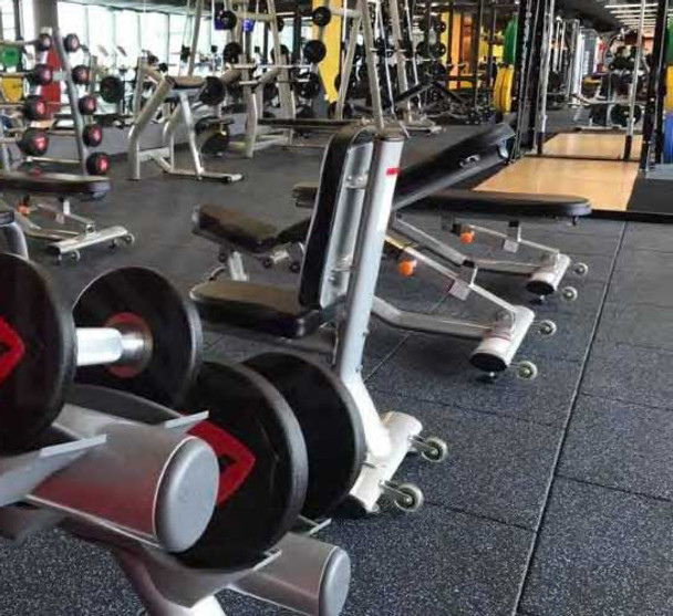 Gym Mat Tile - 1000mm x 1000mm Square