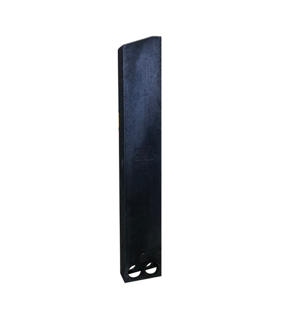 Bollard Recycled Plastic - REPLAS - 1200mm Bevelled Top - BLACK - BROLGA Range