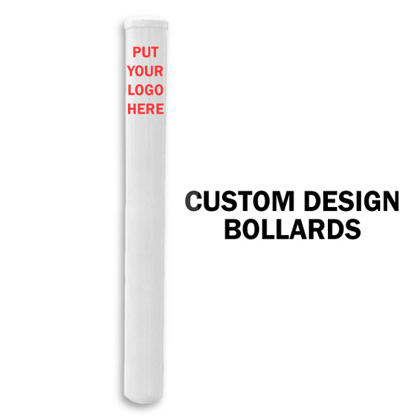 The Billboard Bollard - In Ground - Custom Logo