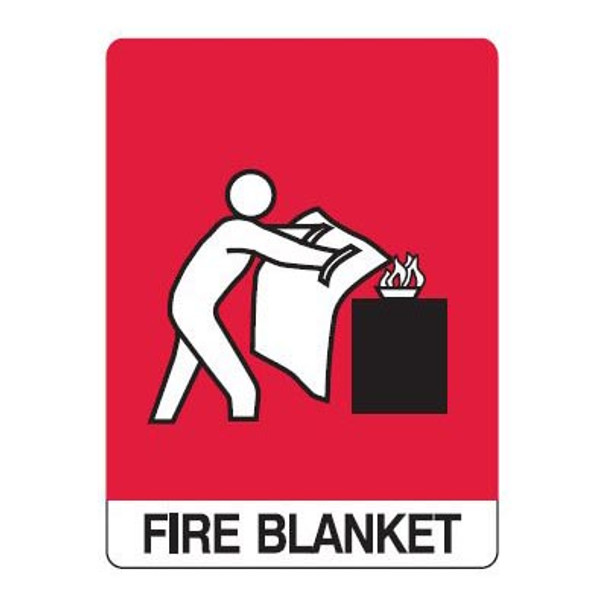Fire Blanket Sign - 150mm x 250mm - PVC
