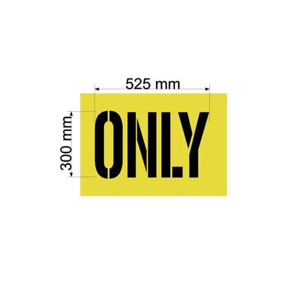 Line Marking Stencil - ONLY- 300MM - 2mm OR 3mm Thickness