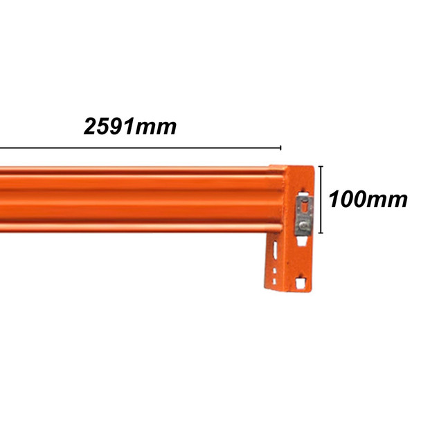 Pallet Racking Cross Beam - 100mm x 50mm x 2591mm