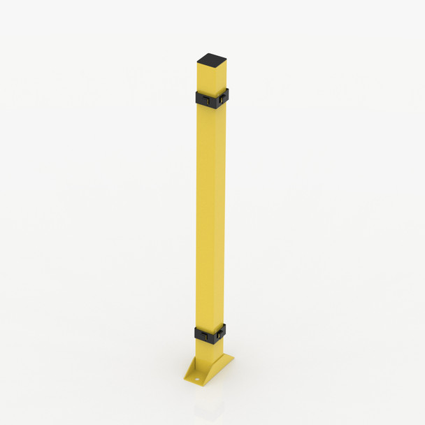 Machinery Guard Post – 60mm x 60mm x 1000mm (Includes Cap & Brackets)