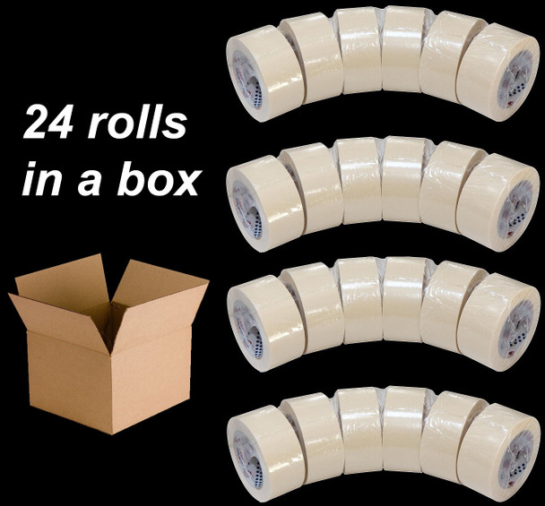 Masking Tape Eurocell - Carton of 24 rolls - 50mm x 50 Meter per Roll