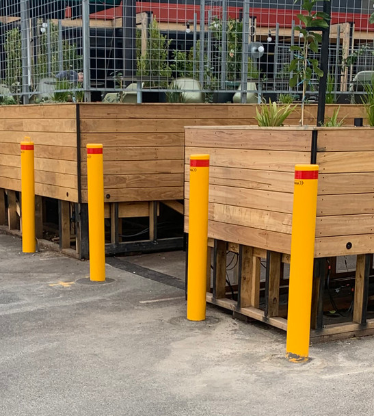 Bollard In-Ground - Galvanised Steel 165mm x 1600mm