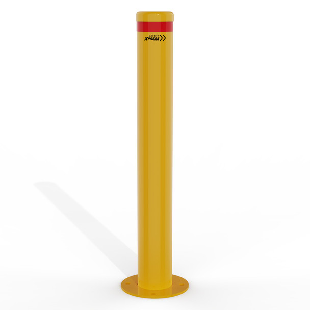 Car Park Surface Mount Bollard - 140mm x 1300mm High