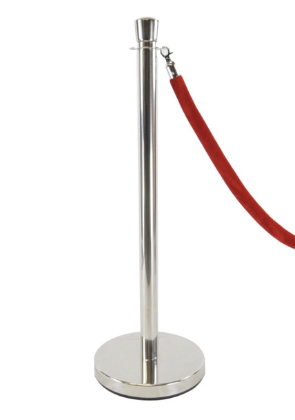 Bollard Rope Hook On Type - Stainless Base and Pole