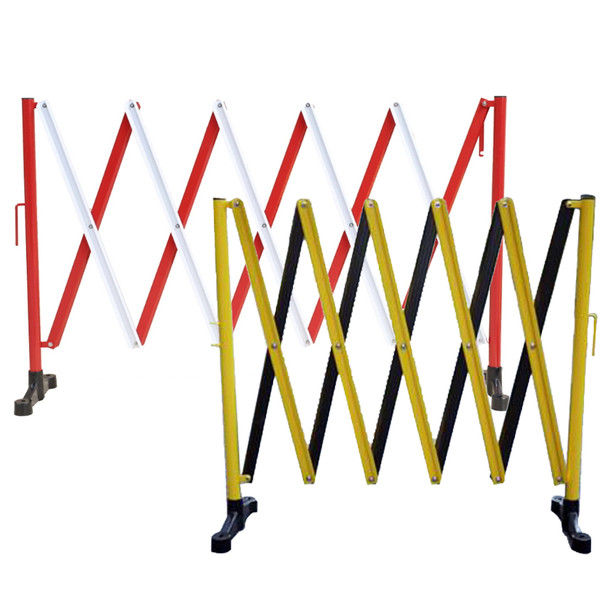 Expanding Barrier - 3 Metres - Metal with Plastic Feet