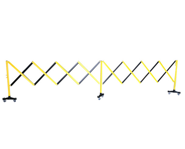 Expanding Barrier - 5 metres - Yellow Black