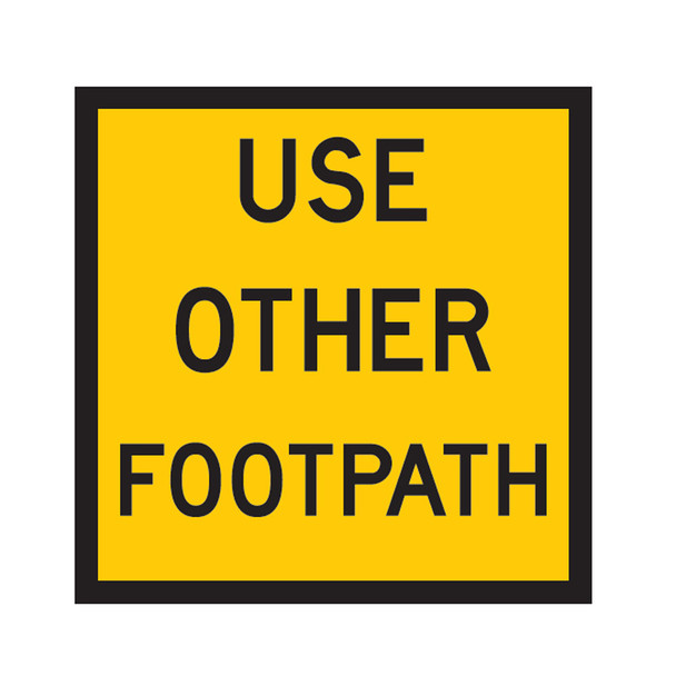 Use Other Footpath (600mmx600mm) - Corflute