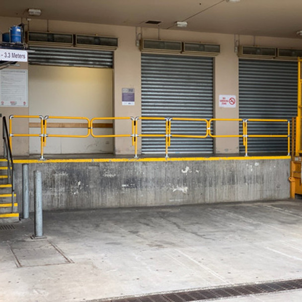 Ezyrail - Self Closing Gate 900mm - Galvanised OR Yellow