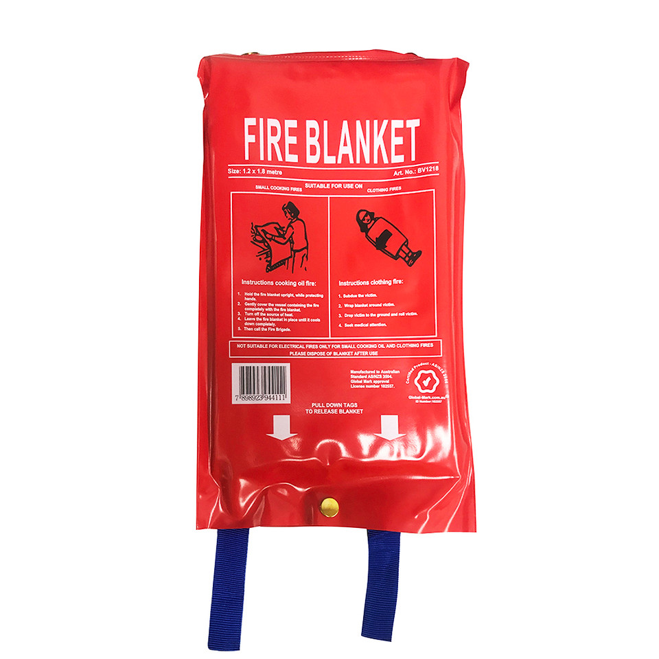 Fire Blanket 1000mm x 1000mm Fibreglass Mesh Blanket Safety Xpress